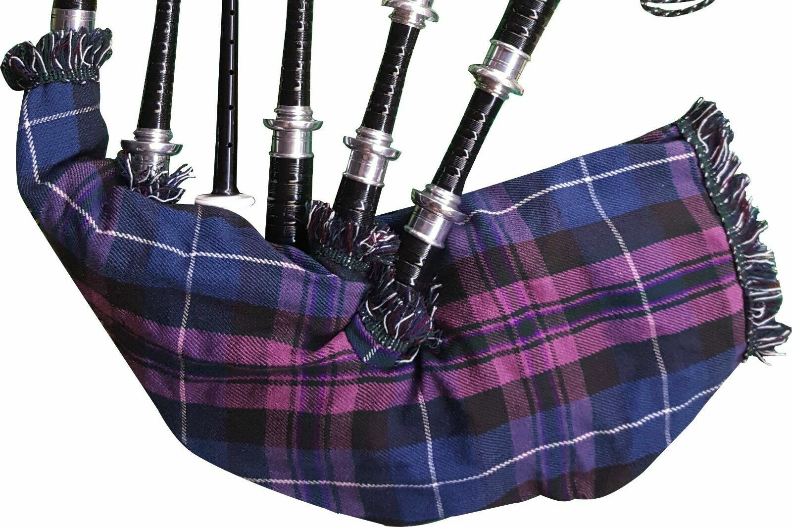 Great Highland Bagpipes Scottish Bagpipe Silver Amounts with /chanter