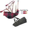 Black Stewart Baby Toy Mini Bagpipe with Cover & Cord Free Bag and Reed Gift-TC