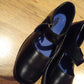 TC GIRLS BLACK SCHOOL SHOES - STRAP FORMAL PUMPS KIDS COMFORTABLE EASY FASTEN