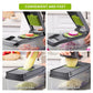 TC16in1 Vegetable Chopper Kitchen Mandoline vegetable Cutter Slicer Fruit Dicer
