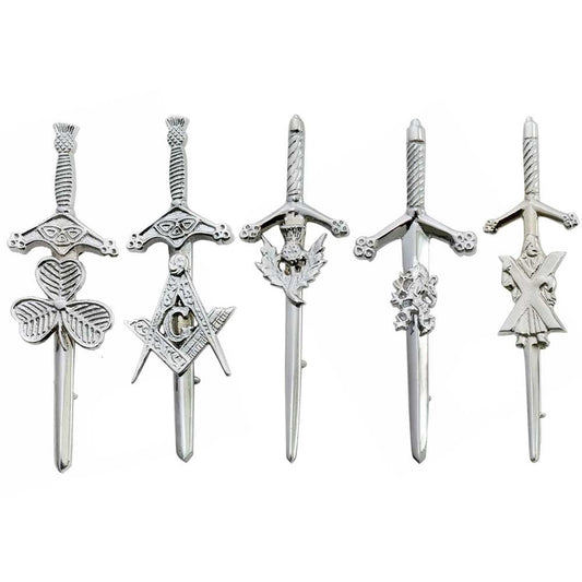 Scottish Kilt Pin 4 Traditional Highland Dress Skirt Kilts Pins Sporran Sporrans