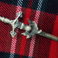 TC Celtic Kilt Pin Thistle Antique Finish 4"/Thistle Kilt Pins antique finish