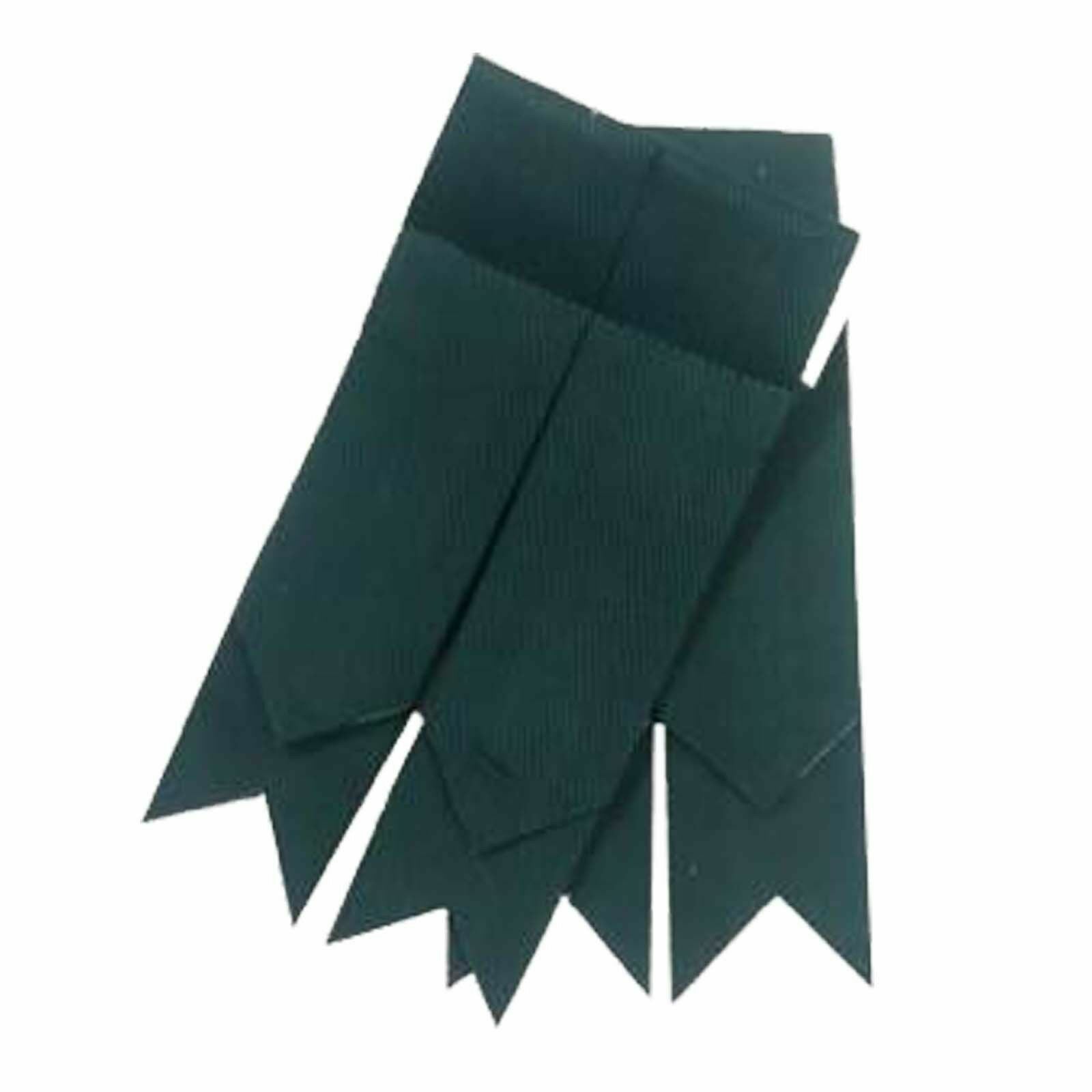 Kilt Hose Flashes Various Colours Tartans/Highland Kilt Sock Flashes Pointed