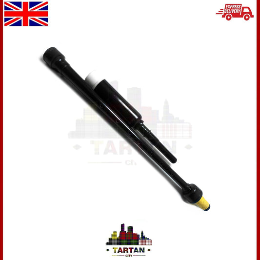 Tartancity 22" Rosewood Practice Chanter with Reeds – Black Bagpipe for Learning