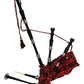 TC Full Size Scottish Bagpipe Rosewood Black Finish Available In Various Tartan