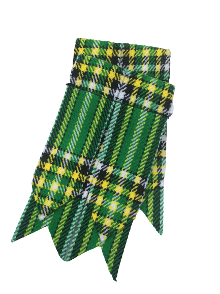 Scottish Kilt Hose Sock Flashes Garters Pointed Various Highland Wear-Tc