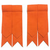 TC Men's Kilt Sock Flashes Plain Orange/Highland Kilt Hose Flashes/kilt flashes