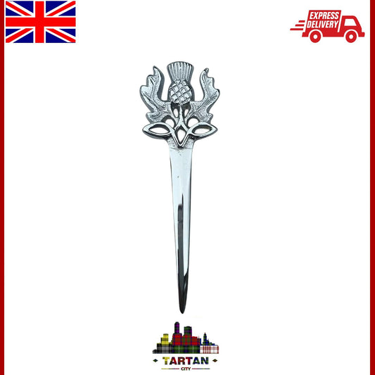 Scottish Kilt Pin with Thistle Symbol - Tartancity New Offers Available (5-20)