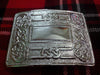 Mens Scottish CELTIC SWIRL Kilt Belt Buckle in Chrome Finish/CELTIC SWIRL Buckle