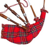 Scottish Great Highland Bagpipes - Sheesham Wood, Silver Mounts, Natural Finish
