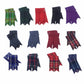 Kilt Hose Flashes Various Colours Tartans/Highland Kilt Sock Flashes Pointed