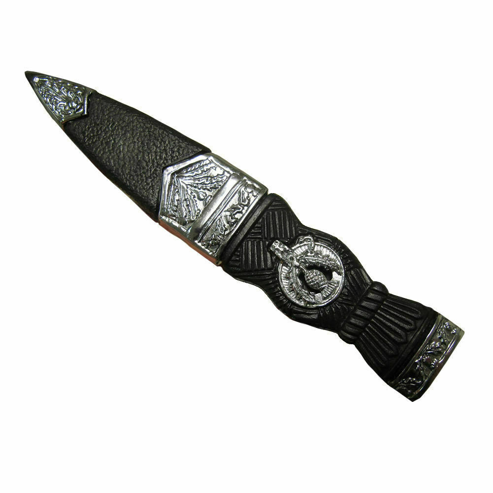 Deluxe Thistle Safety Sgian Dubh NO BLADE -TARTANCITY
