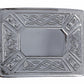 MEN'S SCOTTISH KILT BELT BUCKLES - CELTIC DESIGNS CHROME BUCKLES-Tc