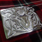 TC Men’s Kilt Belt Buckle Stag Head Chrome Finish/stag head kilt belt Buckles
