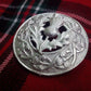 TC Men’s Scottish Kilt Fly Plaid Brooch Thistle Silver Plated/Fly Plaid Brooches