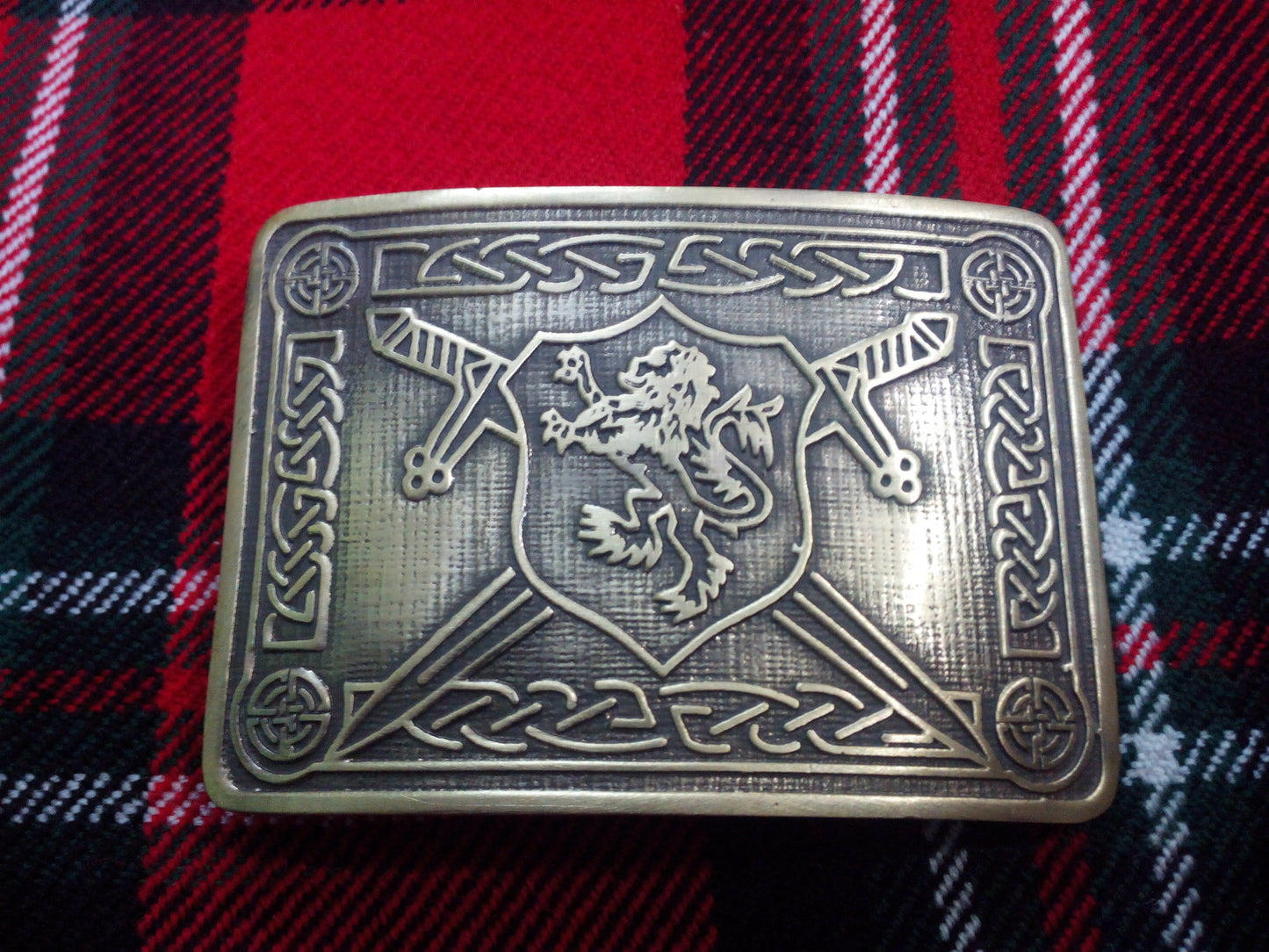 TC Men’s Saltire Lion Rampant Kilt Belt Buckle Antique/Scottish Kilt belt Buckle