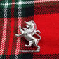 TC Highland Cap Badges/Glengarry Hat Badge Pin Lion Rampant Silver Chrome Finish