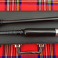 Scottish Highland Rosewood Silver Mounts Practice chanter+ carrying box+3 Reeds
