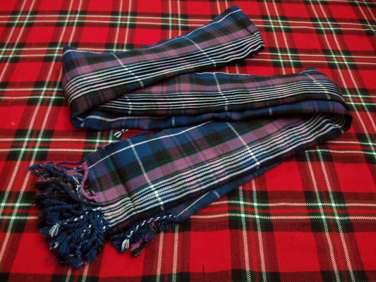 T C Men’s Kilt Fly Plaids Pride of Scotland Tartan 3 1/2 Yards/Kilt Fly Plaid