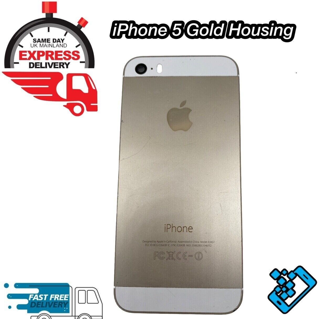 For iPhone 5 Gold Housing Replacement