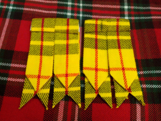 SCOTTISH KILT HOSE FLASHES MACLEOD LEWIS TARTAN/MACLEOD LEWIS KILT FLASHES HOSE