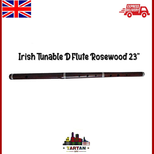 Tartancity - Tunable D Flute - 23" Length, 3-Piece Set with Hard Case