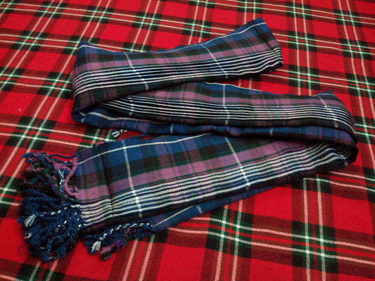 T C Men’s Kilt Fly Plaids Pride of Scotland Tartan 3 1/2 Yards/Kilt Fly Plaid