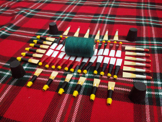 TC Scottish Highland Bagpipes Cane Reeds,Hemp,Stock Corks,Practice Chanter Reeds