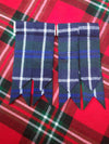 New Scottish Tartan Kilt Hose Sock Flashes Blue Douglas/blue Douglas Kilt Flashe