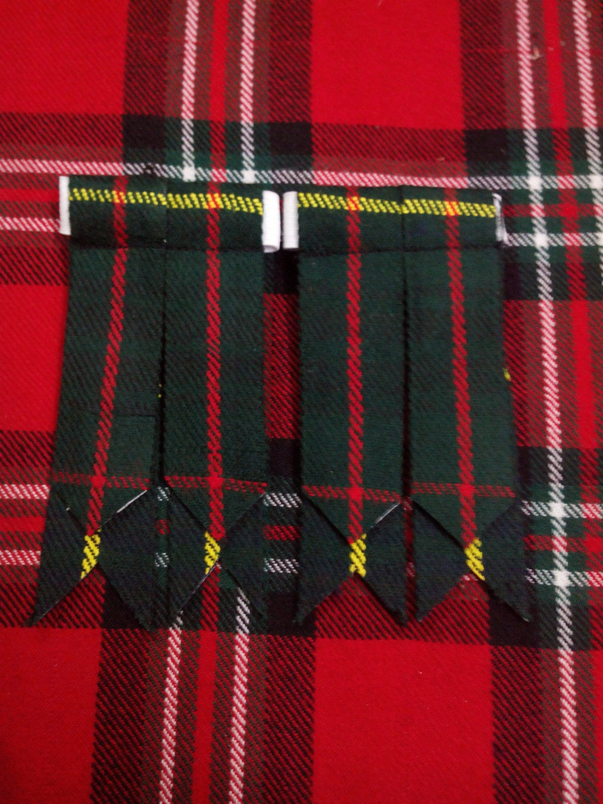 TC Mens Kilt Hose Flashes Hunting Stewart Tartan/hunting stewart Kilt Flashes