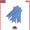 AirForce Blue Tartan Colour Kilt Flashes with Heavy Buckle/Kilt Hose Sock Flashe