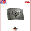 " Highland Cardo Fibbia Cintura Kilt - IN Rilievo Finitura Anticata "