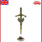 TC Antique Finish Scottish Thistle Kilt Pin & Baby Brooch - 3.5" Hilt Design