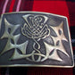 TC Men’s Kilt Belt Buckle Celtic Knot Thistle Antique Finish/belt Buckle antique