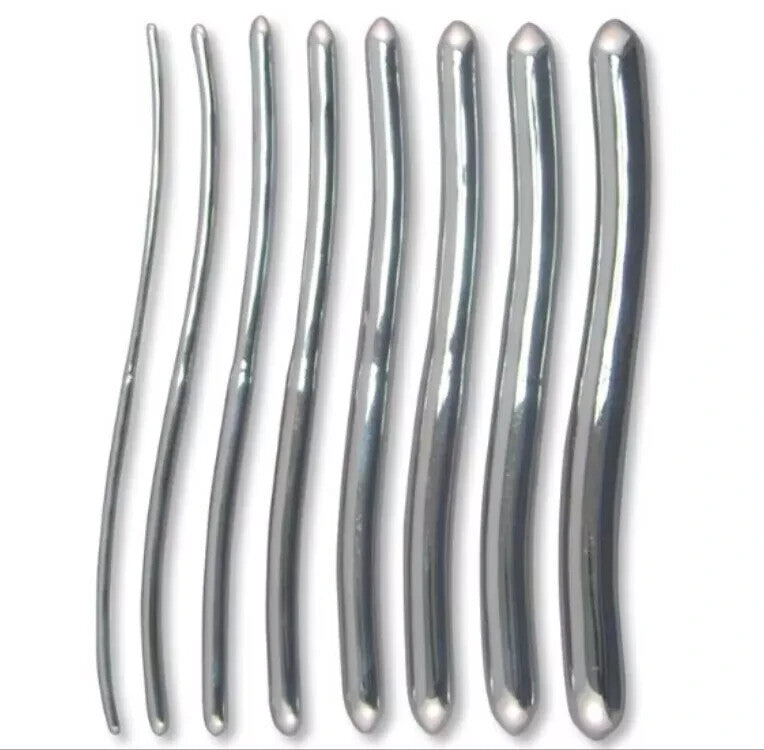 TC Hegar Dilator Urethral Uterine Sounds Surgical Medical Gyne Instruments 8PCs