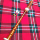 SCOTTISH BAGPIPE PRACTICE CHANTER ROSEWOOD NATURAL IMMATION IVORY AMOUNT +2 REED