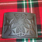 TC Men’s Kilt Belt Buckle Jet Black Finish Saltire Lion Rampant,Thistle Knot