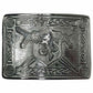 Mens Scottish Kilt Belt Buckle Rampant Lion Antique/Chrome Finish kilt Pin Socks