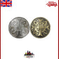 Celtic Cross Kilt Belt Buckle – 3" Brass/Chrome Antique Finish – Highlands Acces