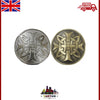 Celtic Cross Kilt Belt Buckle – 3" Brass/Chrome Antique Finish – Highlands Acces