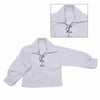 NEW CHILDREN'S DELUXE GHILLIE SHIRT Kids Boys ghillie SHIRT-WHITE,CREAM/BLACK-TC