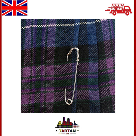 Ladies Billie Kilt Mini Skirt Free kilt Pin Sizes 6-22UK Pride of Scotland
