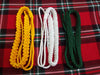 British Army lanyard Various Colors/WWI WWII army lanyard,Red,Green,Yellow