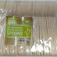 100 Pack Wooden Cutlery Spoons Bio degradable Picnic BBQ Buffet New