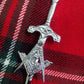 TC Masonic Kilt Pin Chrome Finish 3.5"/Highland kilt pin masonic + Thistle Hilt