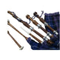 Scottish TC Bagpipe Full Size Silver Mounts Natural Finish With Tutor Book