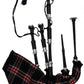 TC Full Size Scottish Bagpipe Rosewood Black Finish Available In Various Tartan