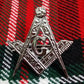 TC Masonic Cap Badges/Glengarry cap/Hat Badge Pin masonic Silver Chrome Finish