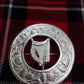 T C Men’s Kilt Fly Plaid Brooch Irish Harp Silver Plated/Kilt Brooches