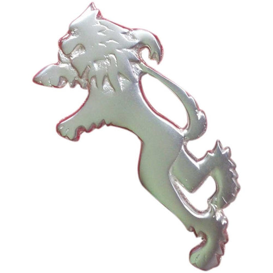 Scottish Lion Rampant Kilt Pin Silver Plated/Highland kilt pin lion rampant 4"